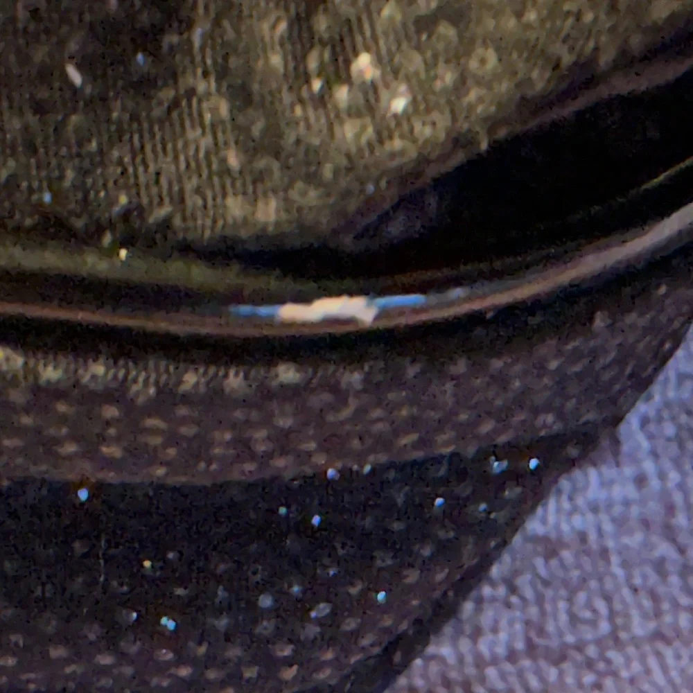 Lancome Black Sparkly Cosmetic Travel Bag